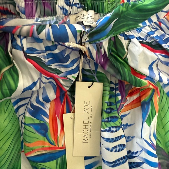 NWT Rachel Zoe Vibrant Leaf Print Maxi Skirt - Picture 3 of 7